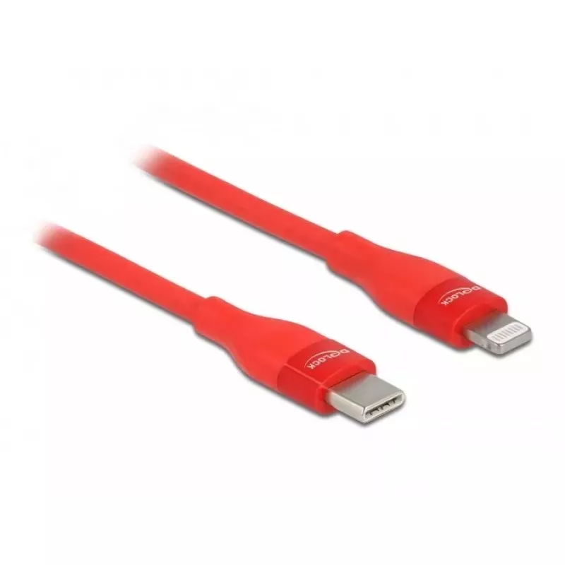 Duomenų ir įkrovimo laidas USB Type-C į Lightning DeLOCK 86635
