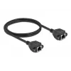 Tinklo kabelis DeLOCK Cat.6A RJ45 į RJ45 1 m juodas