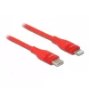 Duomenų ir įkrovimo laidas USB Type-C į Lightning DeLOCK 86633