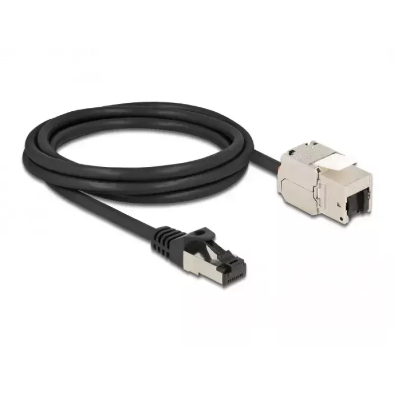 Kabelis RJ45 kištukas į Keystone modulį RJ45 lizdas DeLOCK 87028