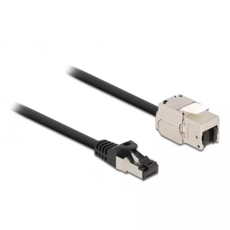 Kabelis RJ45 kištukas į Keystone modulį RJ45 lizdas DeLOCK 87028