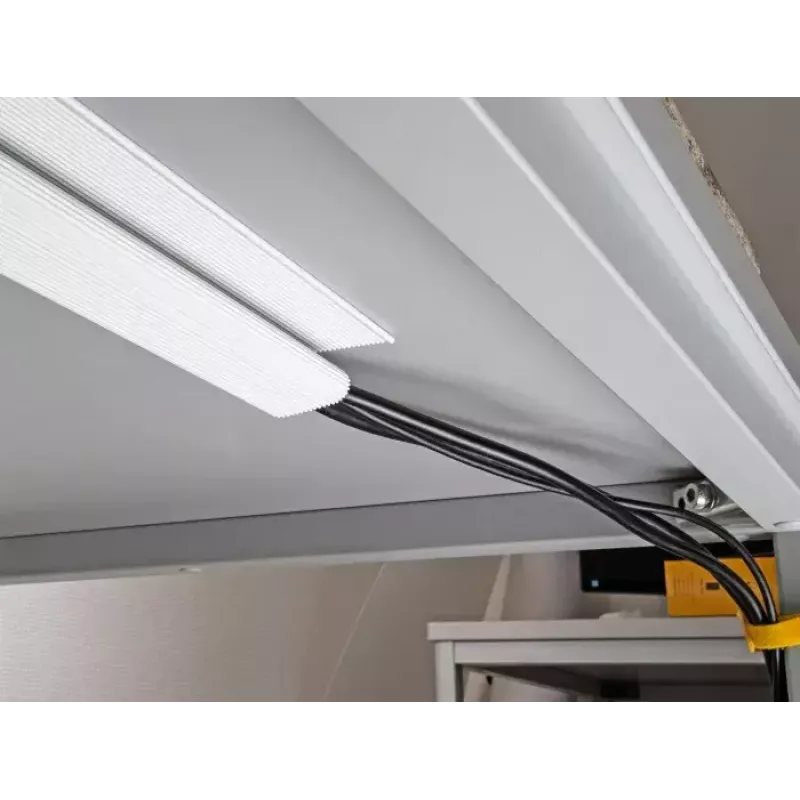 Kabelių kanalas DeLOCK 20884 tvirtinimui po stalu 57x25mm 400mm 2 vnt. baltas