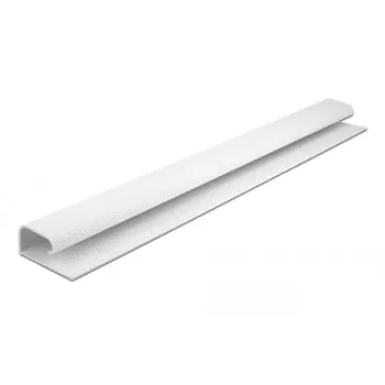 Kabelių kanalas DeLOCK 20884 tvirtinimui po stalu 57x25mm 400mm 2 vnt. baltas