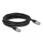 Tinklo kabelis DeLOCK RJ45 Cat.6A 5m Juodas