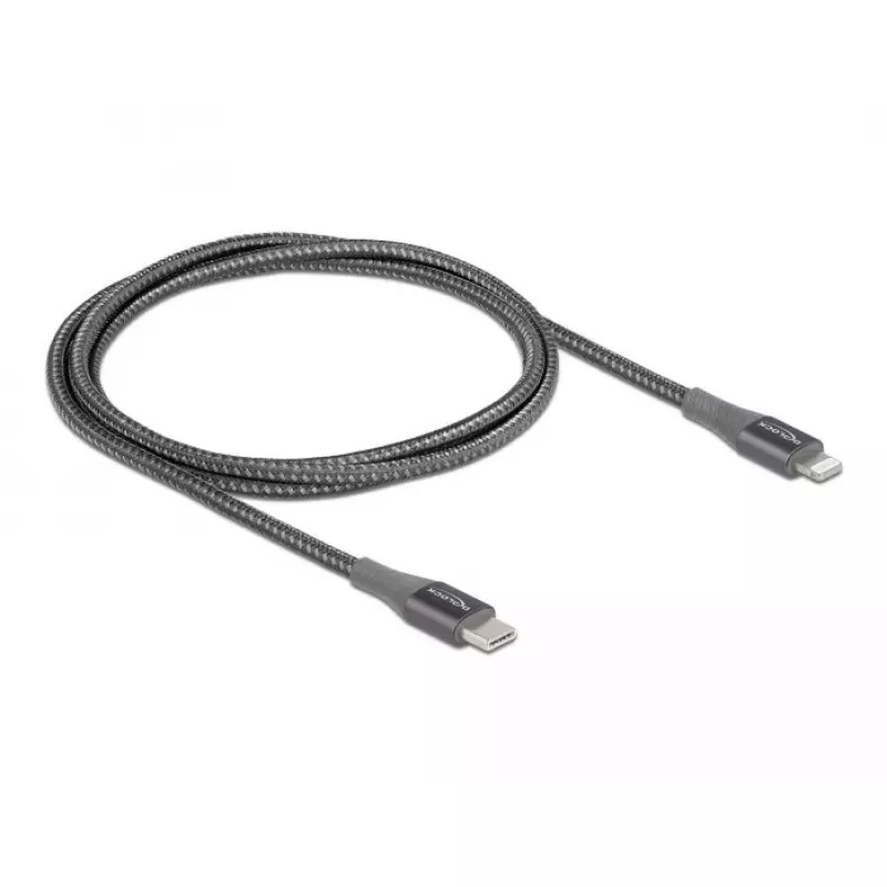 Duomenų ir įkrovimo laidas USB Type-C į Lightning DeLOCK 86631