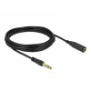 Stereo Jack ilginamasis laidas DeLOCK 86767 6,35 mm 5 m juodas
