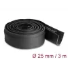 DeLOCK Kabelių apvalkalas neopreninis lankstus su užtrauktuku 3 m x 100 mm juodas