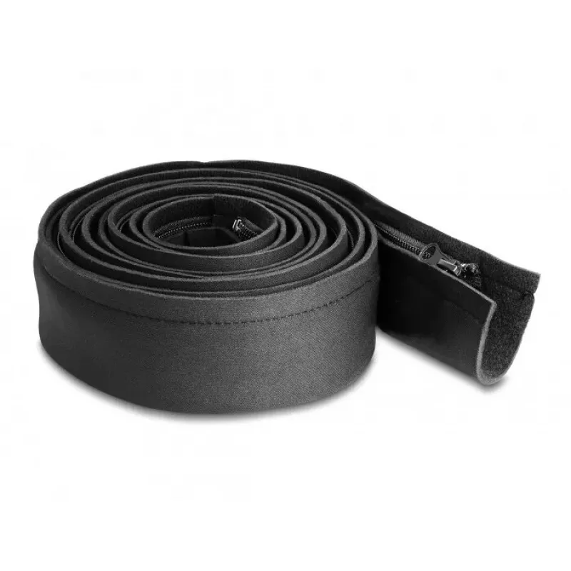 DeLOCK Kabelių apvalkalas neopreninis lankstus su užtrauktuku 3 m x 100 mm juodas