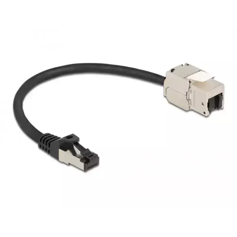Kabelis RJ45 kištukas į Keystone modulį RJ45 lizdas DeLOCK 87022