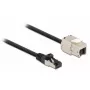 Kabelis RJ45 kištukas į Keystone modulį RJ45 lizdas DeLOCK 87022