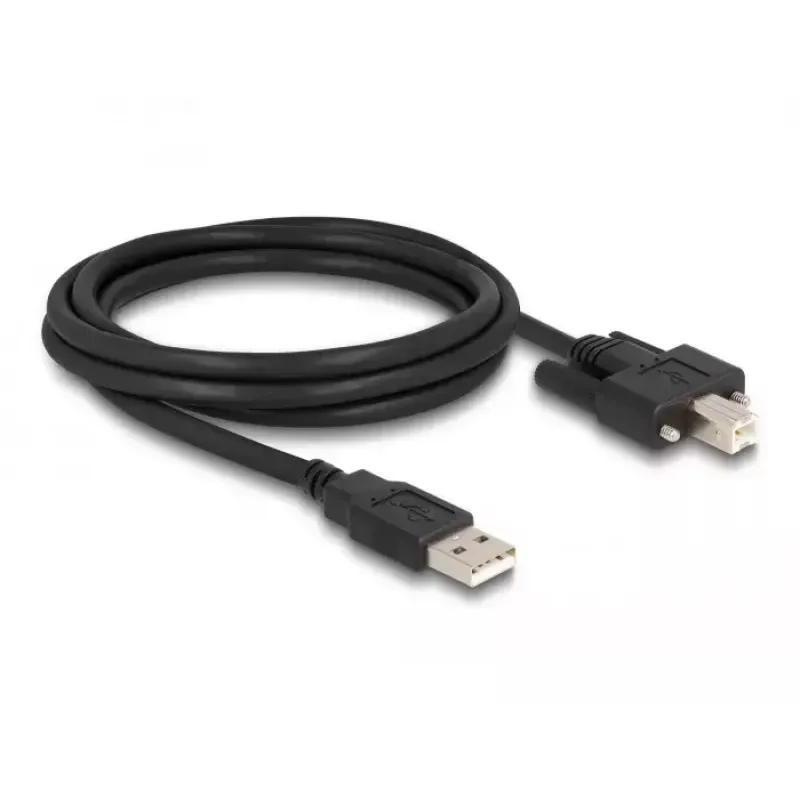 DeLOCK USB 2.0 Type-A vyriškas į Type-B vyriškas kabelis 2 m juodas