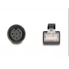DeLOCK M12 adapterio kabelis, A koduotas 8 kontaktų lizdas į RJ45 kištuką, 50 cm