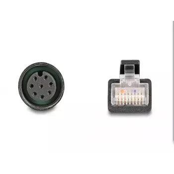 DeLOCK M12 adapterio kabelis, A koduotas 8 kontaktų lizdas į RJ45 kištuką, 50 cm