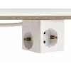 DeLOCK 11497 lizdas CEE 7/3 + USB baltas 250V 16A