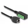 DeLOCK RJ45 laidas Cat.5e lizdas į gnybtų bloko adapterį 21,5 cm