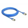 DeLOCK RJ45 tinklo kabelis Cat.8.1 F/FTP plonas 5 m mėlynas