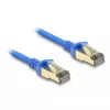 DeLOCK RJ45 tinklo kabelis Cat.8.1 F/FTP plonas 5 m mėlynas