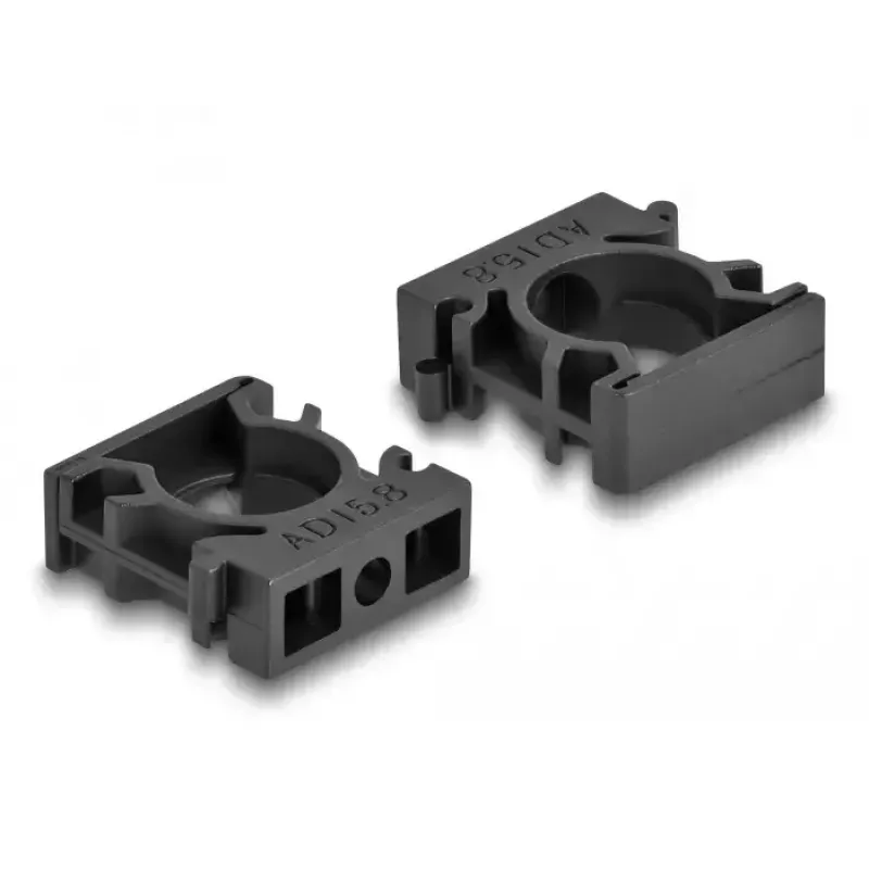 Kabelių laikiklis DeLOCK 60483 15.8 mm juodas 8 vnt.