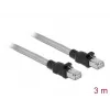 DELOCK RJ45 kabelis Cat.6A U/FTP su metaline apvalkalu 3 m