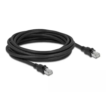 DeLOCK tinklo kabelis RJ45 Cat.6A F/UTP 5 m Juodas
