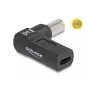 DeLOCK adapteris USB Type-C lizdas į IBM 7,9 x 5,5 mm kištukas 90° kampuotas