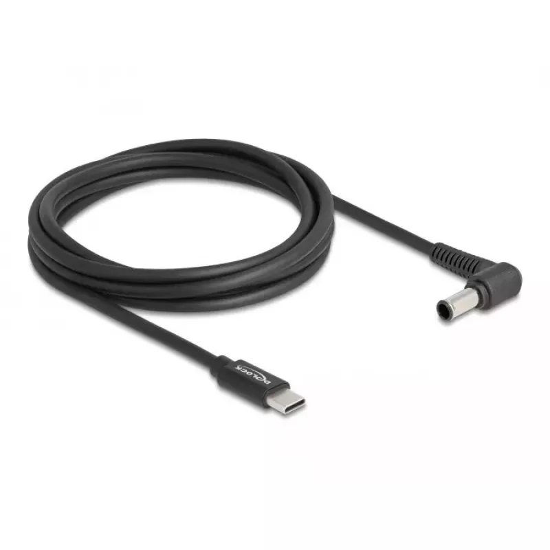 DeLOCK Nešiojamojo kompiuterio įkrovimo laidas USB Type-C patinas į Sony 6.0 x 4.3 mm patinas 1,5 m 20 V