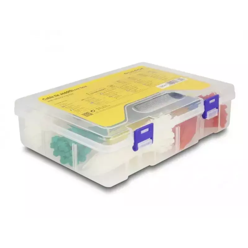 Velcro tipo kabelių surišėjas DeLOCK 18641 350 vnt. įvairių spalvų