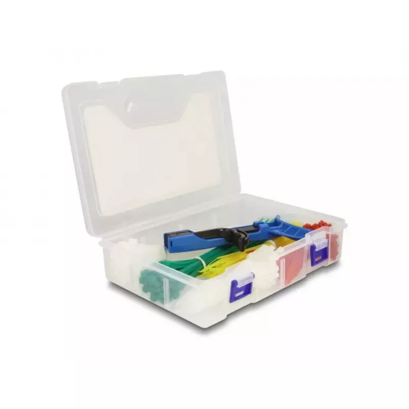 Velcro tipo kabelių surišėjas DeLOCK 18641 350 vnt. įvairių spalvų