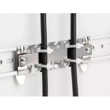 DeLOCK kabelių spaustukas DIN bėgiui 3,5 cm skersmens metalinis