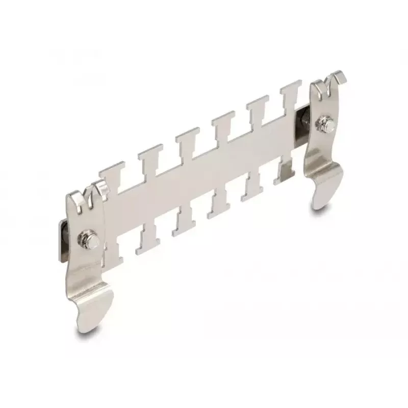 DeLOCK kabelių spaustukas DIN bėgiui 3,5 cm skersmens metalinis