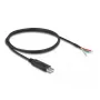 DeLOCK adapterio kabelis USB 2.0 Type-A į nuoseklųjį RS-485 1 m juodas