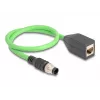 DeLOCK pramoninis tinklo priedas 60570 Kabelio ilgis 0,5 m Sertifikatas UL 94