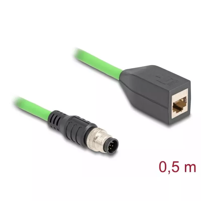 DeLOCK pramoninis tinklo priedas 60570 Kabelio ilgis 0,5 m Sertifikatas UL 94