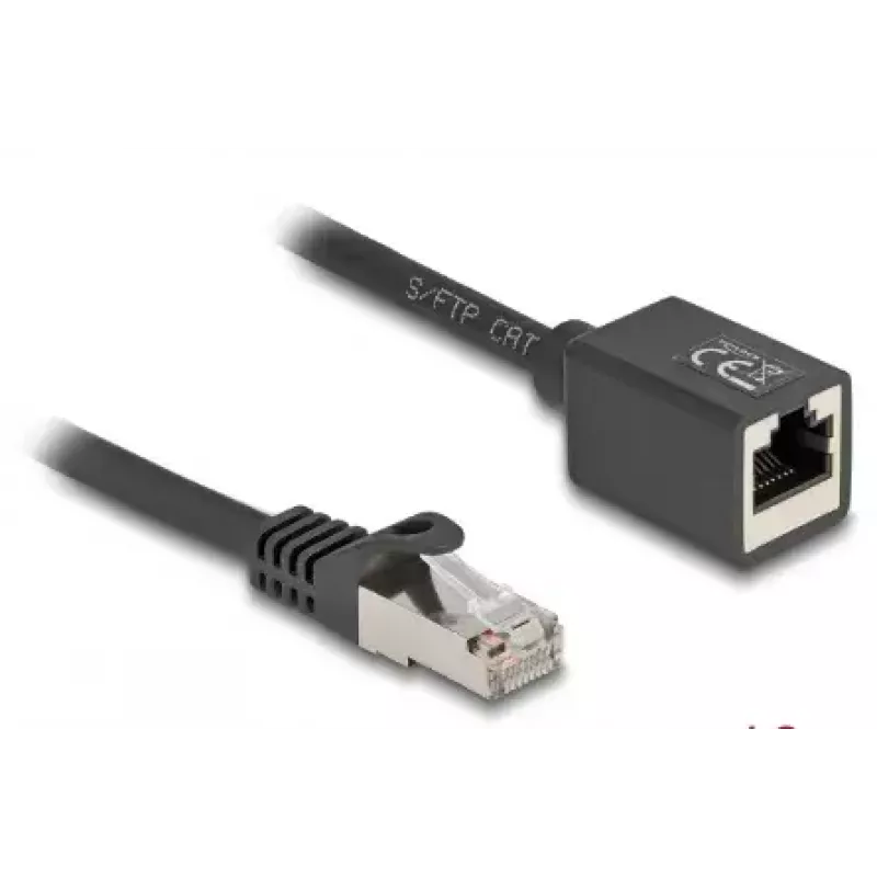 Tinklo kabelis DeLOCK 90323 RJ-45 Cat6a 10 m Juodas