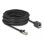 Tinklo kabelis DeLOCK 90323 RJ-45 Cat6a 10 m Juodas
