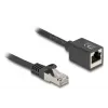 Tinklo kabelis DeLOCK 90294 RJ-45 Cat6a 1 m Juodas