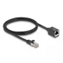 Tinklo kabelis DeLOCK 90294 RJ-45 Cat6a 1 m Juodas