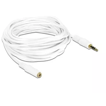 Garso kabelis 3,5 mm M-F DeLOCK 83771 5 m Baltas