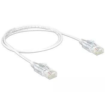 Tinklo kabelis DeLOCK 83781 RJ-45 Cat6 1m baltas