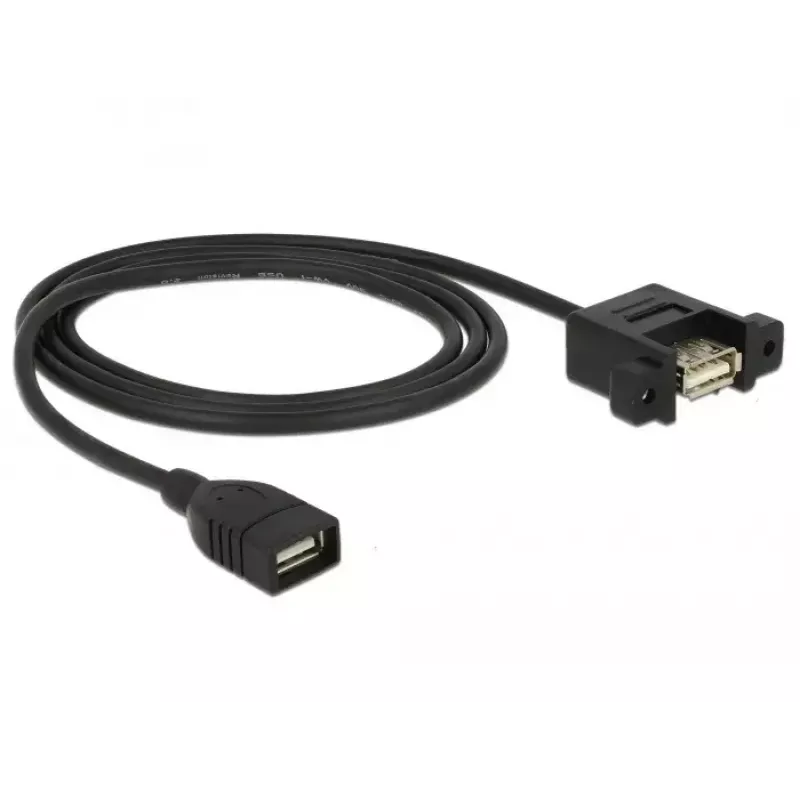 USB laidas DeLOCK 85460 USB 2.0 1 m juodas