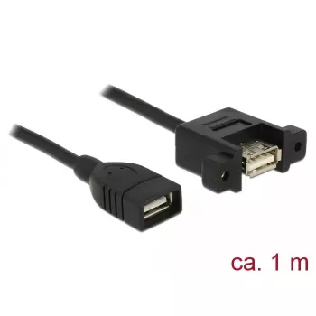 USB laidas DeLOCK 85460 USB 2.0 1 m juodas
