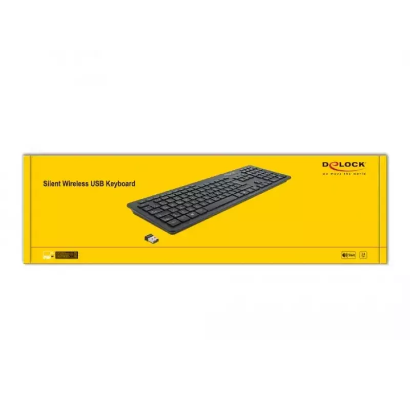 Klaviatūra DeLOCK 12004 Home USB QWERTZ German Juoda