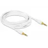 Audio kabelis DeLOCK 85552 3 m 3,5 mm baltas