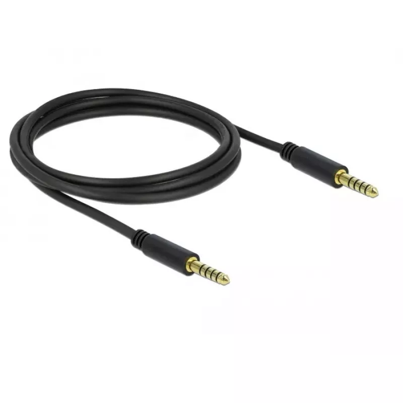Garso kabelis DeLOCK 85792 2 m 4,4 mm, juodas
