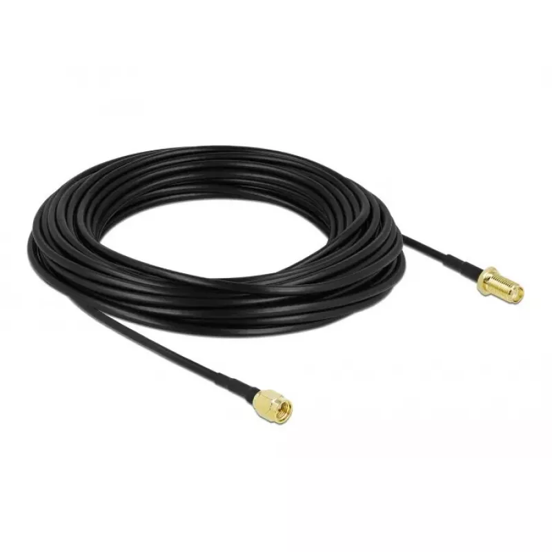 Antenos kabelis DeLOCK SMA kištukas į SMA lizdą LMR/CFD100 15 m