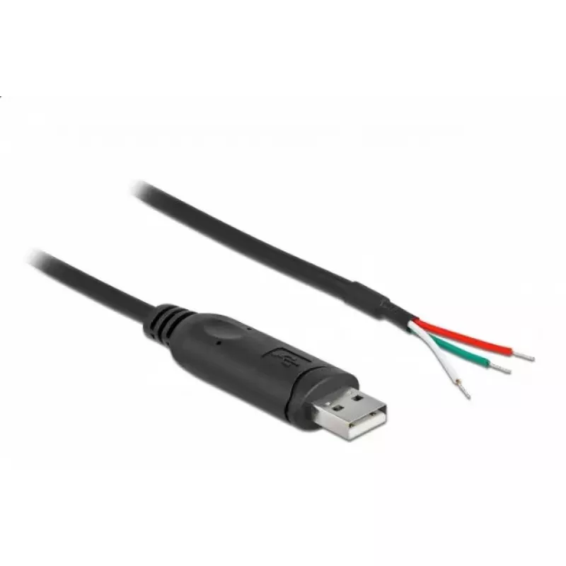 Adapterio laidas USB 2.0 Type-A į nuoseklųjį RS-232 2m DeLOCK 90428