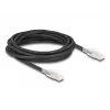 Tinklo kabelis DELOCK 80258 Cat6a S/FTP (S-STP) RJ-45 į RJ-45 5 m Juodas