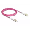 Optical Fiber kabelis DeLOCK LC Duplex to LC Duplex OM4 5m