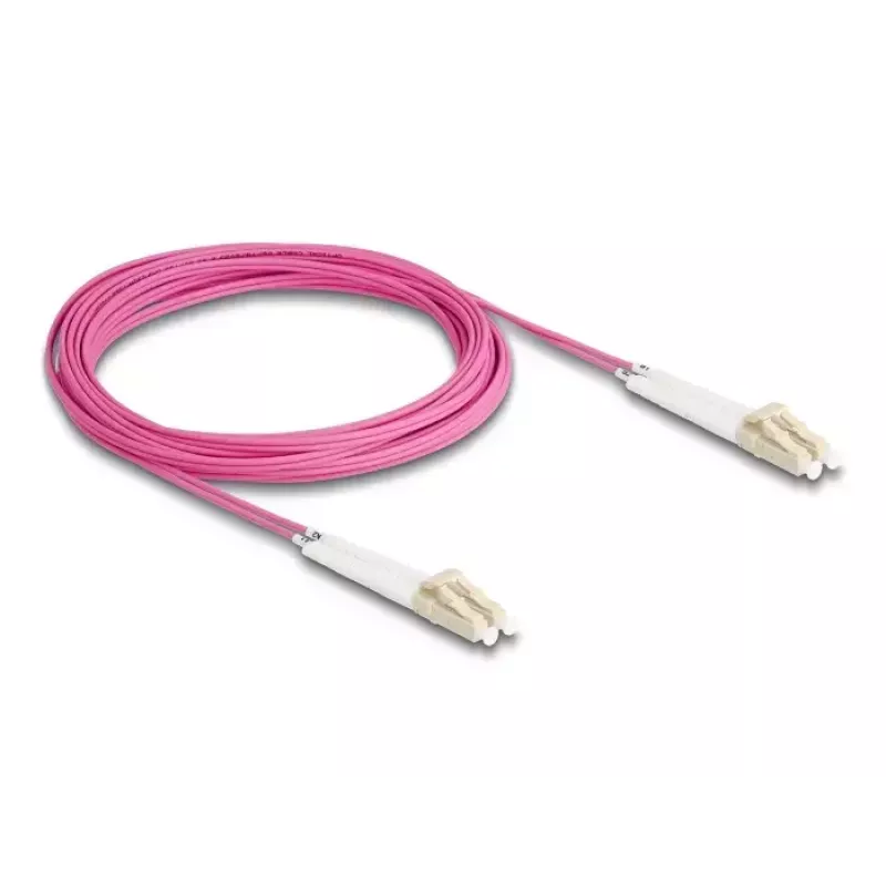 Optical Fiber kabelis DeLOCK LC Duplex to LC Duplex OM4 5m