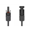 Laidas DeLOCK DL4 saulės energijos laidas 4 mm² iš tėvo į motiną 2 m juodas IP67